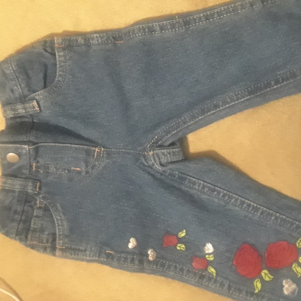Mini wear Infant Girl Blue Denim Jeans